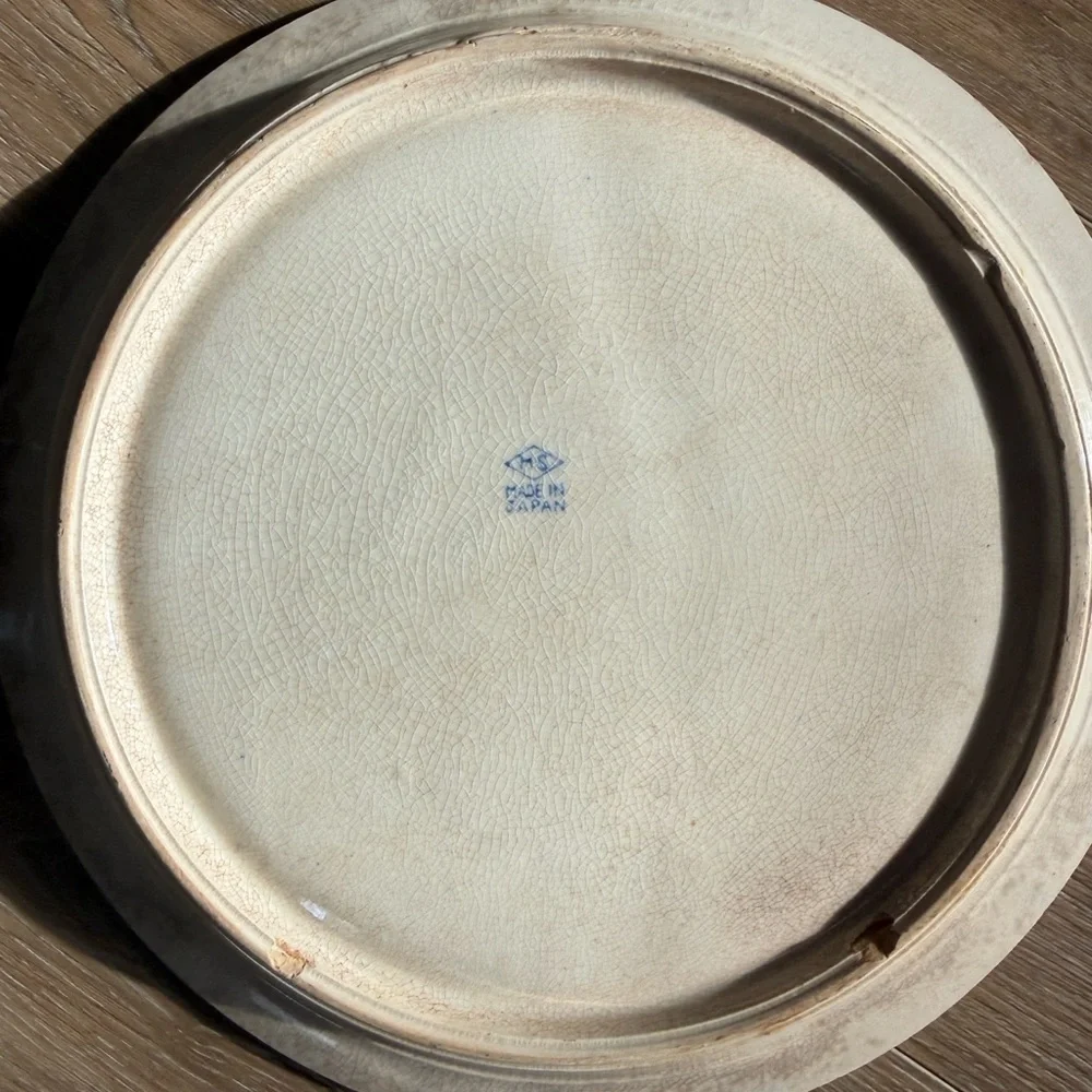 ❤️ Vintage Blue White Floral Plates Pair Chinoiserie Grandmillennial Wall Decor - Picture 12 of 12